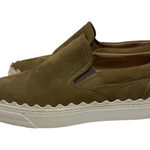 Chloé Chloe Ivy Scallop Slip-On Skater Sneakers Sz. 37 (US 7) Photo 0