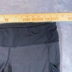 Lululemon Leggings Capri Pants 8 Black Foil Sides‎ Yoga Running Dance Textured Photo 8