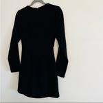 ZARA  Black Long Sleeve V-neck Cut Out Hallow Out Sexy Party Mini Dress Photo 4