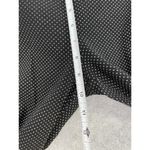 Primark Women's Micro Dotted Pants Black Size 8 Side Zip Straight Slim Photo 9