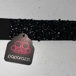 Paparazzi π NWT Black Textured Sequins Bracelet Photo 0
