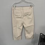 Talbots Perfect Skimmer Cropped Pants Cream Women’s Size 6 Petite Spandex Blend Photo 3
