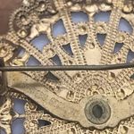 Cameo Vintage Brooch Western Germany Lady In Hat Photo 4