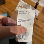 Forever 21 NWT Vintage Y2k Blazer Baby Sky Opened Cardigan Light Weight Fit Flare Crop Photo 5