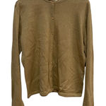 Emma James Metallic Knit Cardigan Shimmer Button Front Sweater Top Large Photo 0