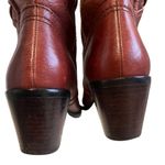 Fossil Felicia Genuine Leather Woven Braided Tall Riding Boots, Sz 6 Photo 10