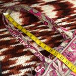 Vera Bradley paisley shoulder laptop tote book carryon weekender overnighter work school hand bag purse pink Measurement in pics Photo 4
