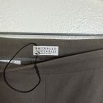 Brunello Cucinelli  Slim Fit Pants Womens Size 6 Taupe Skinny Leggings Italy 29" Photo 6