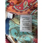 CAbi  Women's Oversized Bohemian Patchwork Print Tie Front Kimono Cardigan Large Photo 6