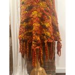 Micco Made in Japan Wool Poncho Orange Size M Photo 4