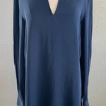 Joseph  Crepe Midnight blue Tunic‎ size 4 EUC Photo 0