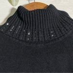 Apt. 9  Turtleneck Sweater Embellished Neck and Cuff Large Photo 4