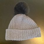 Love Your Melon  Gray Beanie with Black Pom Photo 2
