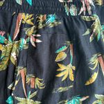 Old Navy  High Waist Wide Leg Linen Blend Tropical Print Pants Size L Tall NWT Photo 9