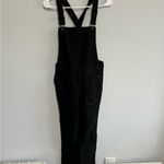 Madewell Black Skinny Denim Overalls in Lunar Wash Photo 1