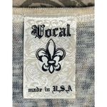 Vocal  Top Size Small Red Blue Aztec Rodeo Western Studded Embellished Santa Fe Photo 6