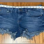 Ocean Drive - Dark blue Jean shorts distressed, mini shorts Size 9β Photo 4