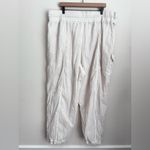 Athleta +Alicia Keys 22 high Waist Utility Ivory cream Pants Joggers Parachute Photo 1