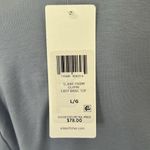Eileen Fisher  Sleep Organic Cotton Easy Basic Long Sleeve Top Dolphin Blue Photo 4