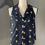 Anthropologie Anthro. HD Paris Winne Bee Blouse Black Sz 2 Photo 0