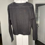 J.Crew  New Relaxed Linen Long-sleeve T-shirt Black Photo 2