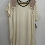 Torrid Super Soft Slub Jersey Crochet Varsity Tee Size 3X Photo 0