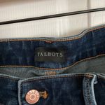 Talbots Curvy Barely Boot Jean Women's Dark Wash Size 14 Photo 3