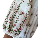 The Poppy Floral Embroidered Midi Dress Size M Photo 3