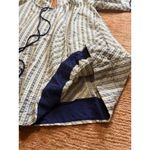 Free People Bop Around Textured Striped Romper Puff Sleeve Dress Size S Photo 5