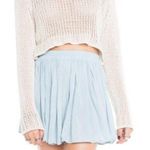 Brandy Melville Faux Suede Skater Skirt Photo 0