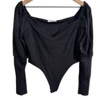 BB Dakota x Steve Madden Romance Language Black Long Sleeve Bodysuit Size Large Photo 2