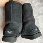 UGG  Classic Short II Sheepskin Boots in Black Photo 4
