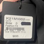 St. John  Black Split V-Neck Wide Leg Jumpsuit‎ Size 0 Photo 5