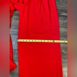 Flying Tomato Women’s Red Belted Wide Leg Pants Size S Photo 3