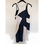 Marc by Marc Jacobs  Dress Geometric Pattern Small Blue White Shift Shirt Mini Photo 4