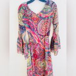 Alexis Pink multicolor geometric Charisma Mystic printed Maxi dress S NWT Photo 11