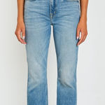 NoEnd Denim Kick Flare Jeans Women's 29 Blue Light Wash High Rise Made in USA Photo 0