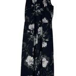 White House | Black Market WHBM SZ 6 Cropped Jumpsuit Floral Keyhole V-Neck Palazzo Wide Leg Sleeveless Photo 0