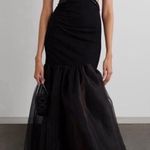 STAUD ‎ Emmaline Off-the-Shoulder Cut-Out Tulle Dress in Black NWT Size Medium Photo 0