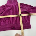 Sweaty Betty  Sweater Womens 10 Amaranth Pink Melody Luxe‎ Fleece Pullover Photo 8