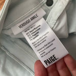 Paige Denim Pale Mint Green Verdugo Ankle Jeans Size 28 Photo 4