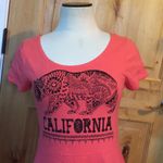 Bongo Coral California Print Sexy Bk DRESS NWT M Photo 4