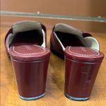 Nordstrom Burgundy Leather Mules Photo 9