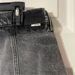 NWT Mother Superior The Breaker Mini Skirt In Shadow Dancing Size 31 Denim Skirt Gray Photo 12