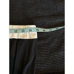 J.Crew Black Dress Strapless Size Medium White Trim Tie Waist Flowy Soft Photo 4