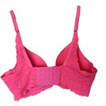 Aerie Real Sunnie Full Coverage Crochet Lace Detail Padded Hook Back Bra 32B Photo 1