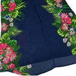 Candie's Blue Floral Flowy Tropical Tank Top Photo 4