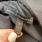White House | Black Market  Classic A-Line Black Front Slit Skirt Women’s Size 8 M Photo 5