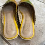 L ARTISTE Spring Step Yellow Butterfly Cutout Mule Shoes Size 36 pre owned Photo 7