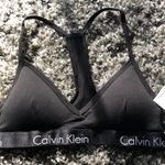 Calvin Klein Black Halter Bralette Photo 0